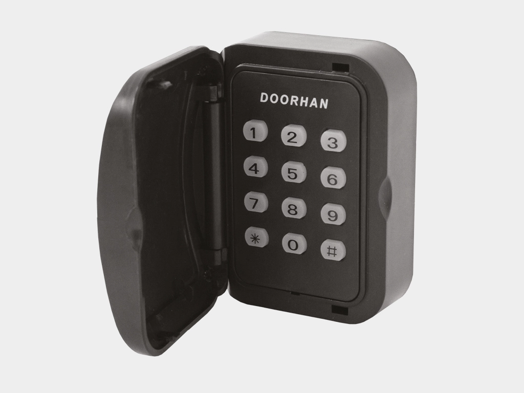 Кодовая клавиатура серии keypad (клавиатура) предназначена для дистанционного управления электроприводом ворот, оснащенным встроенным или внешним приемником DoorHan.